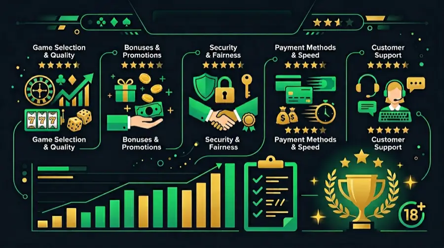 Hoe wij casino's beoordelen